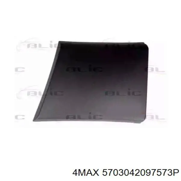 735422953 Fiat/Alfa/Lancia Placa sobreposta externa central esquerda de suporte de carroçaria