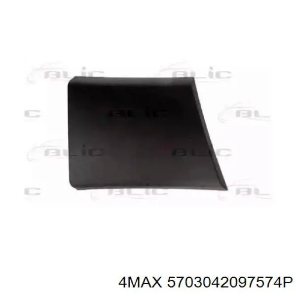 735422945 Fiat/Alfa/Lancia Placa sobreposta externa central direita de suporte de carroçaria
