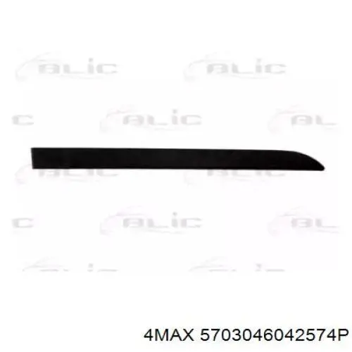 7701477639 Renault (RVI) Moldura da porta traseira direita