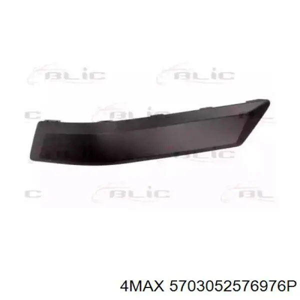 1426575 Ford Placa sobreposta do pára-choque traseiro direito