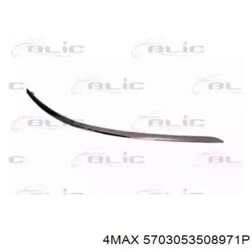 A1698851574 Mercedes Moldura esquerda do pára-choque traseiro