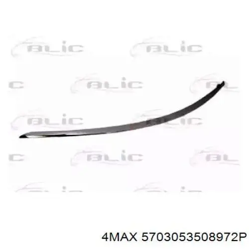 1698851674 Mercedes Moldura direita do pára-choque traseiro