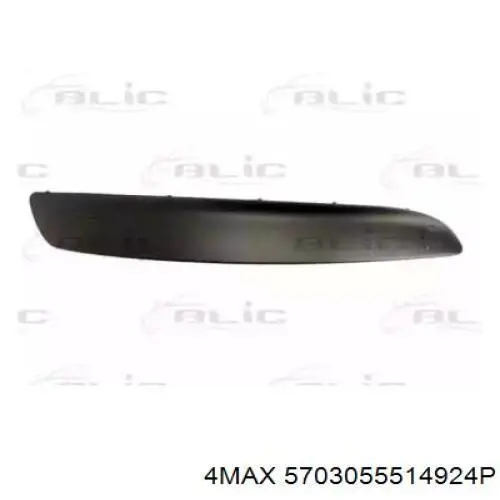 Compre 7452P6 Peugeot/Citroen Placa sobreposta direita do pára-choque dianteiro