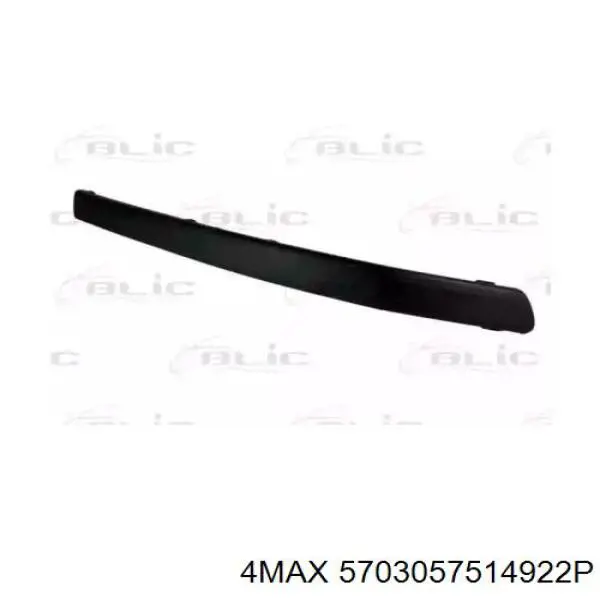 Compre 6Y0807718B41 VAG Placa sobreposta direita do pára-choque dianteiro