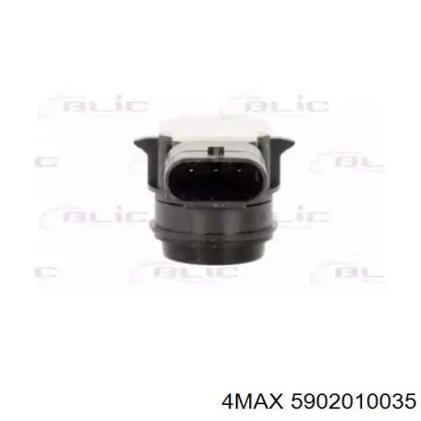 Compre 735645874 Fiat/Alfa/Lancia Sensor traseiro de sinalização de estacionamento (sensor de estacionamento)