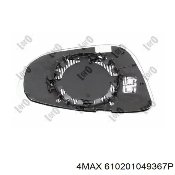 Elemento espelhado do espelho de retrovisão esquerdo 4max 610201049367P