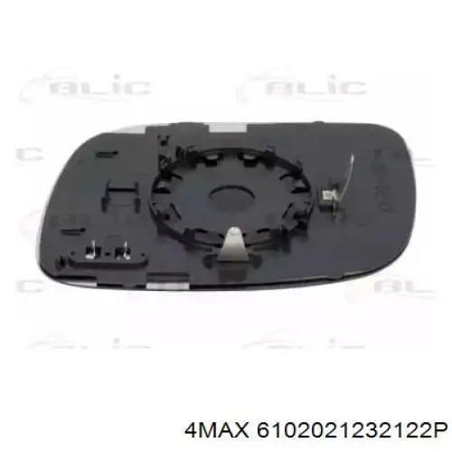 Elemento espelhado do espelho de retrovisão direito 9580555E Polcar