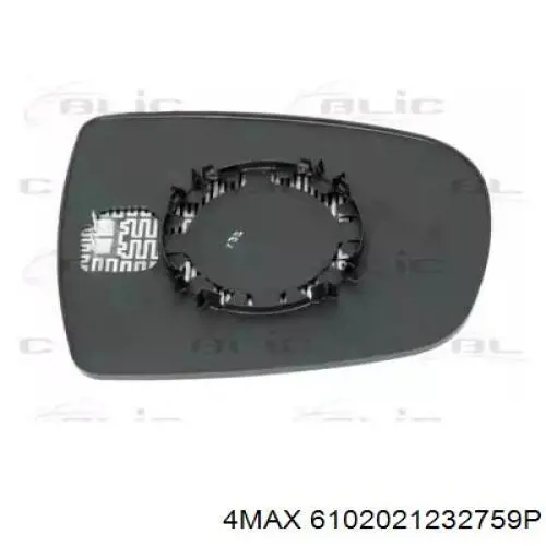 Compre 6026556E Polcar Elemento espelhado do espelho de retrovisão direito