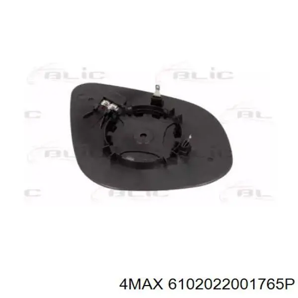 963664943R Renault (RVI) Elemento espelhado do espelho de retrovisão esquerdo
