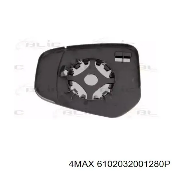 ET7617K740AA Ford Elemento espelhado do espelho de retrovisão direito