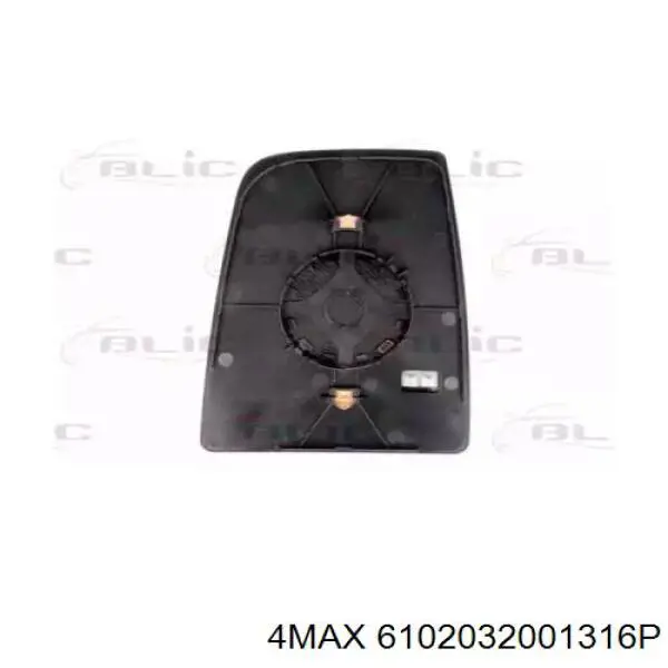 Elemento espelhado do espelho de retrovisão direito VAN Wezel 1991838 preço, a partir de 31,46 USD