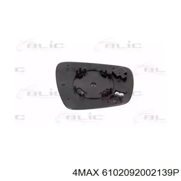 963665711R Renault (RVI) Elemento espelhado do espelho de retrovisão esquerdo