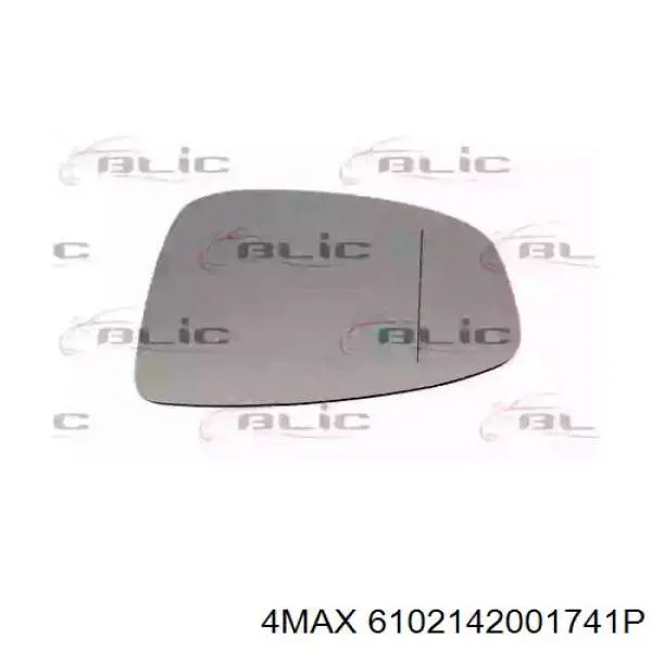 Elemento espelhado do espelho de retrovisão esquerdo Mazda D10F691G1 preço, a partir de 45,06 USD