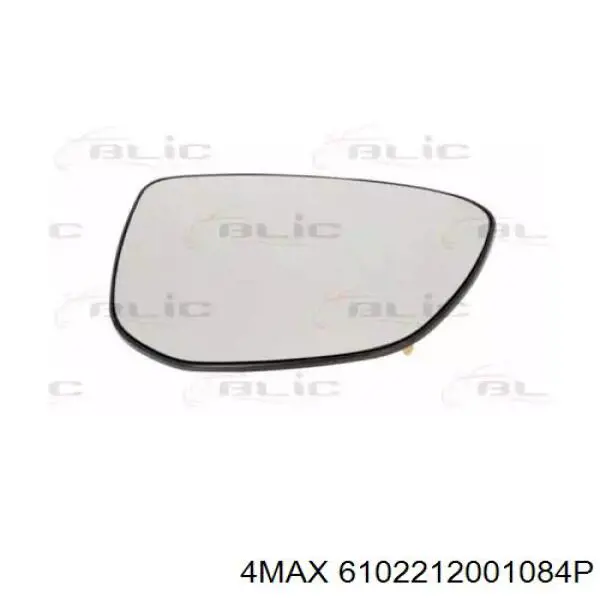 1609065280 Peugeot/Citroen Elemento espelhado do espelho de retrovisão direito
