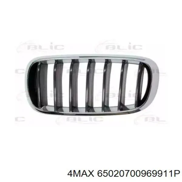 Grelha do radiador esquerda Prasco BM8262004 preço, a partir de 55,35 USD
