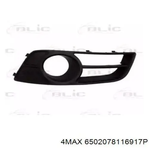 Compre 6502078116917P 4max Tampão (grelha) das luzes de nevoeiro do pára-choque dianteiro esquerdo