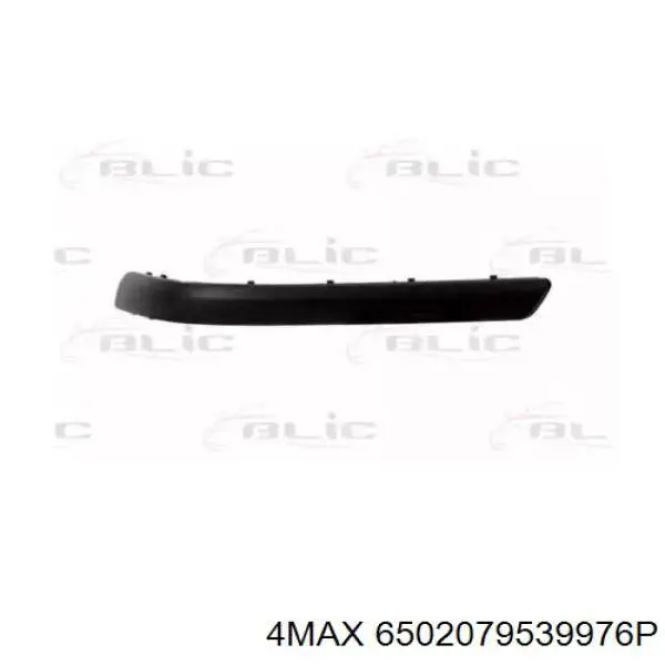 3B9807792BB41 VAG Moldura direita do pára-choque traseiro