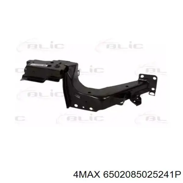 1101162 Opel Suporte esquerdo do radiador (painel de montagem de fixação das luzes)