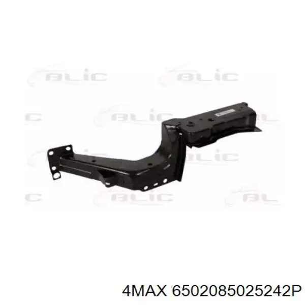 1110348 Opel Suporte direito do radiador (painel de montagem de fixação das luzes)