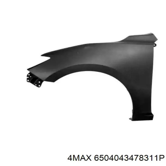 Compre 6504043478311P 4max Pára-lama dianteiro esquerdo