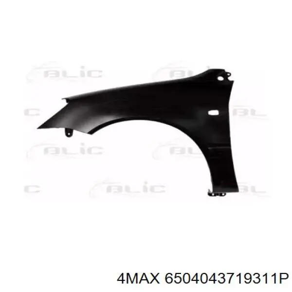 Pára-lama dianteiro esquerdo 4max 6504043719311P preço, a partir de 77,10 USD