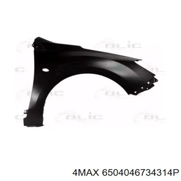 Pára-lama dianteiro direito 4max 6504046734314P preço, a partir de 77,34 USD
