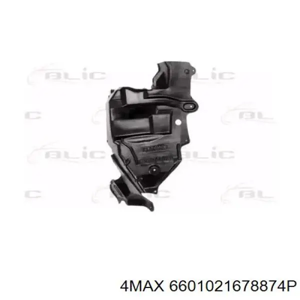 6601021678874P 4max Proteção de motor direito