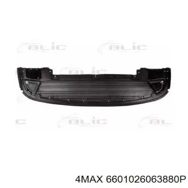 3891701 VAN Wezel Defletor do pára-choque dianteiro