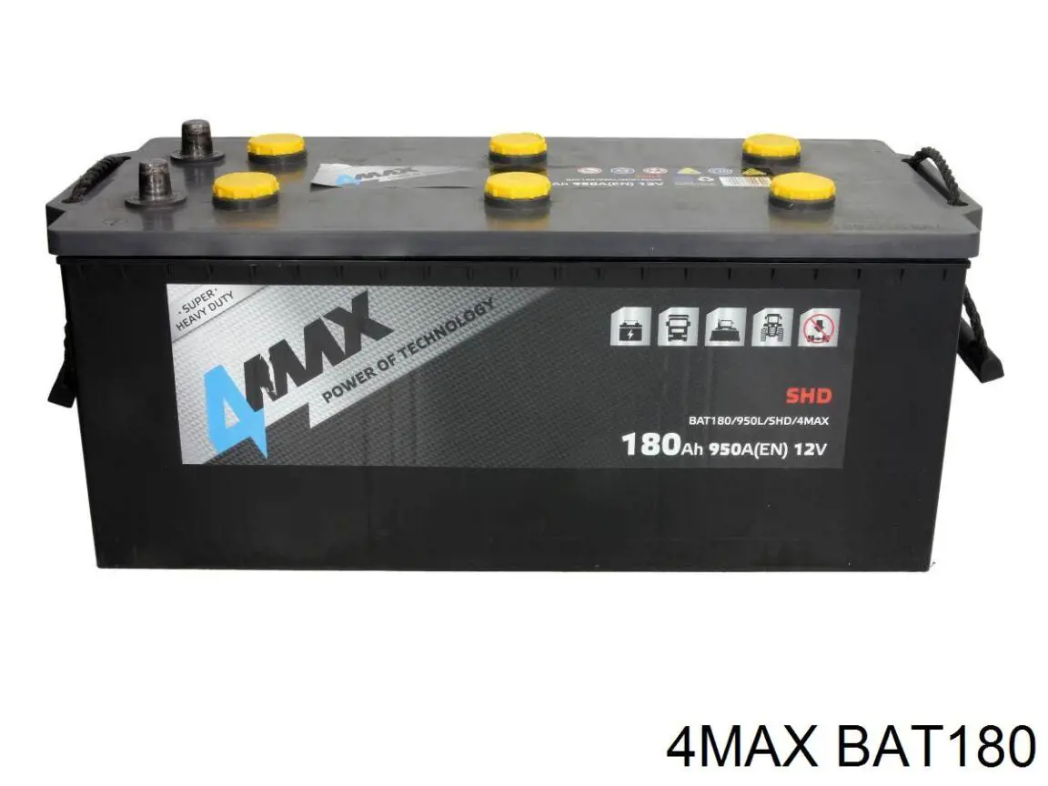 BAT180950LSHD4MAX 4max Bateria recarregável (PILHA)