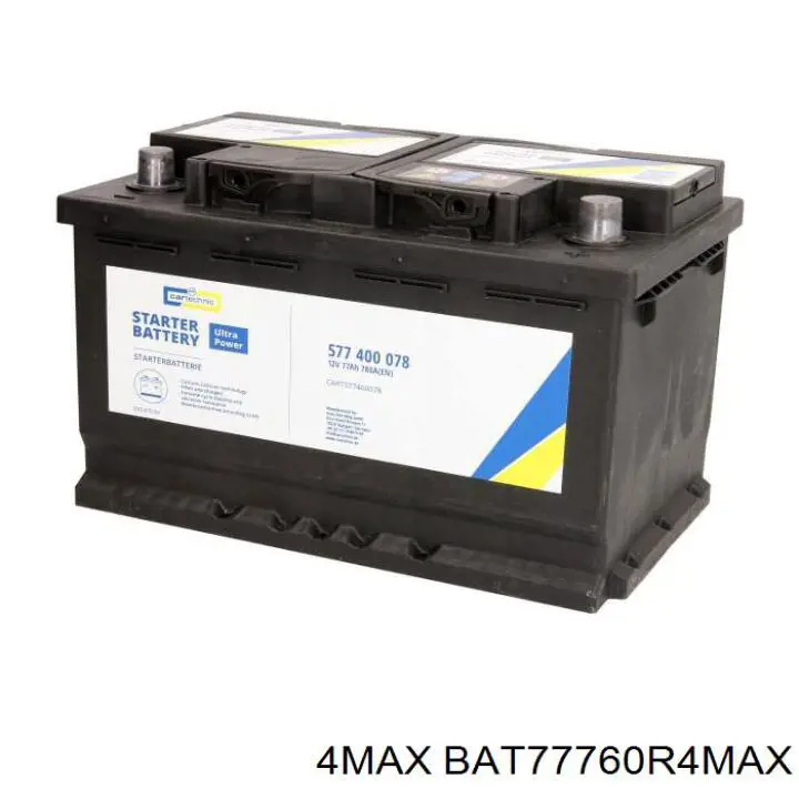 Bateria recarregável (PILHA) 4max BAT77760R4MAX preço, a partir de 138,30 USD