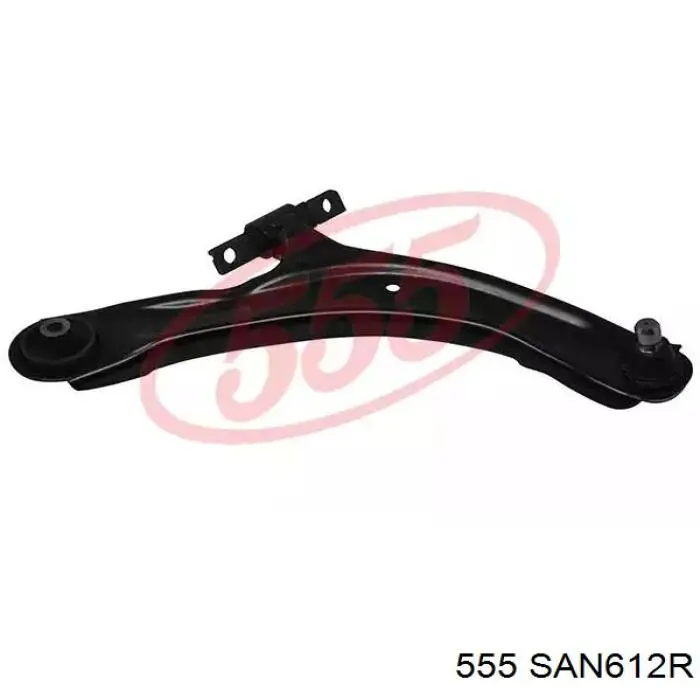 SAN612R 555 Braço oscilante inferior direito de suspensão dianteira