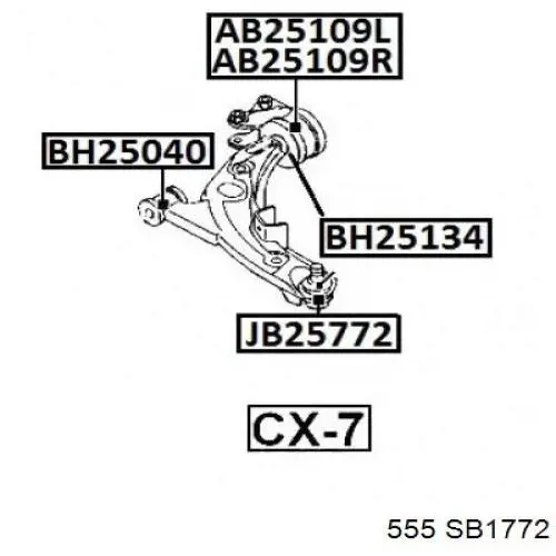 Compre SB1772 555 Suporte de esfera inferior