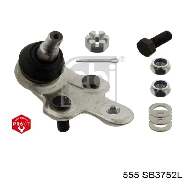 Suporte de esfera inferior esquerdo 555 SB3752L preço, a partir de 22,72 USD