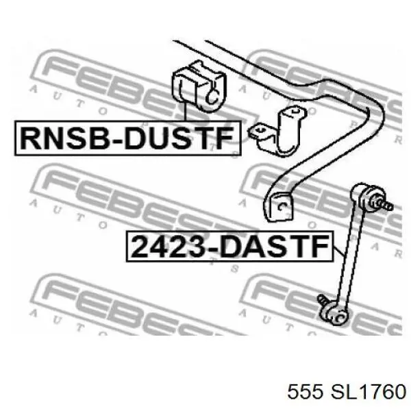 Compre SL1760 555 Montante de estabilizador dianteiro