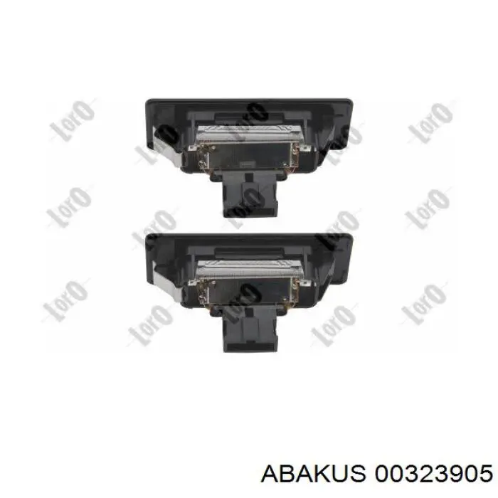 Compre 00323900 Depo/Loro/Abakus Lanterna da luz de fundo de matrícula traseira