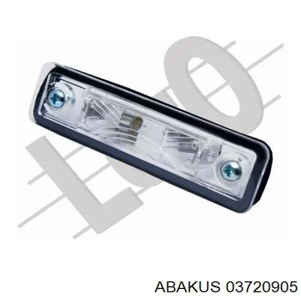 90213642 General Motors Lanterna da luz de fundo de matrícula traseira