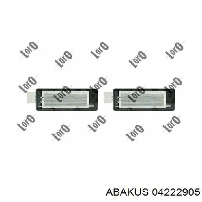 Lanterna da luz de fundo de matrícula traseira Mercedes 93450297 preço, a partir de 10,75 USD