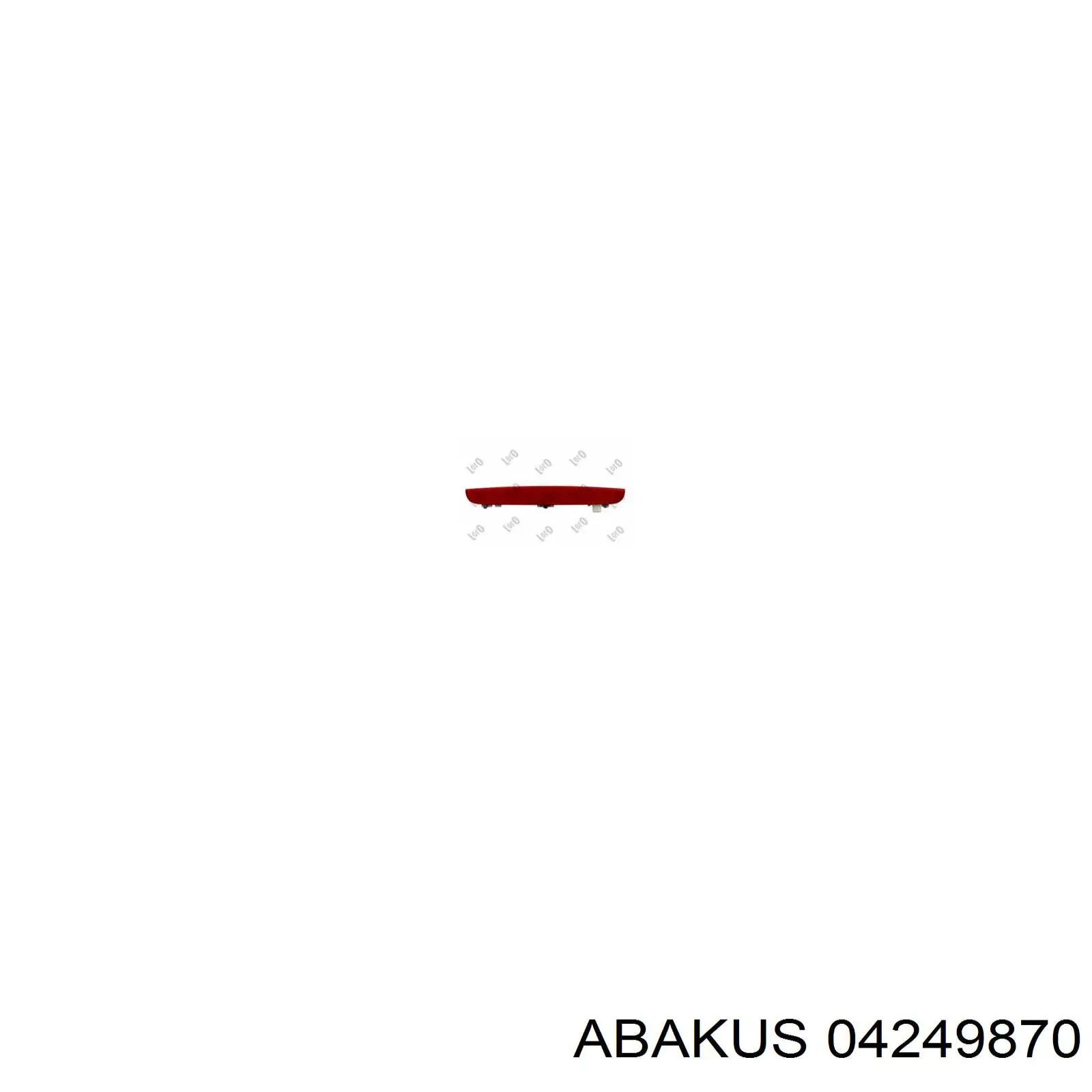 04249870 Depo/Loro/Abakus Sinal de parada traseiro adicional