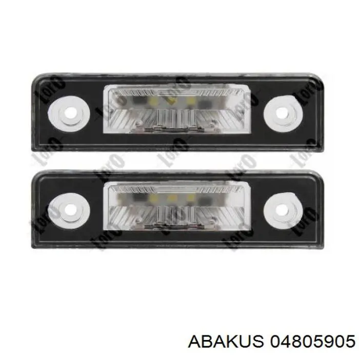 Lanterna da luz de fundo de matrícula traseira Depo/Loro/Abakus 04805900 preço, a partir de 17,00 USD