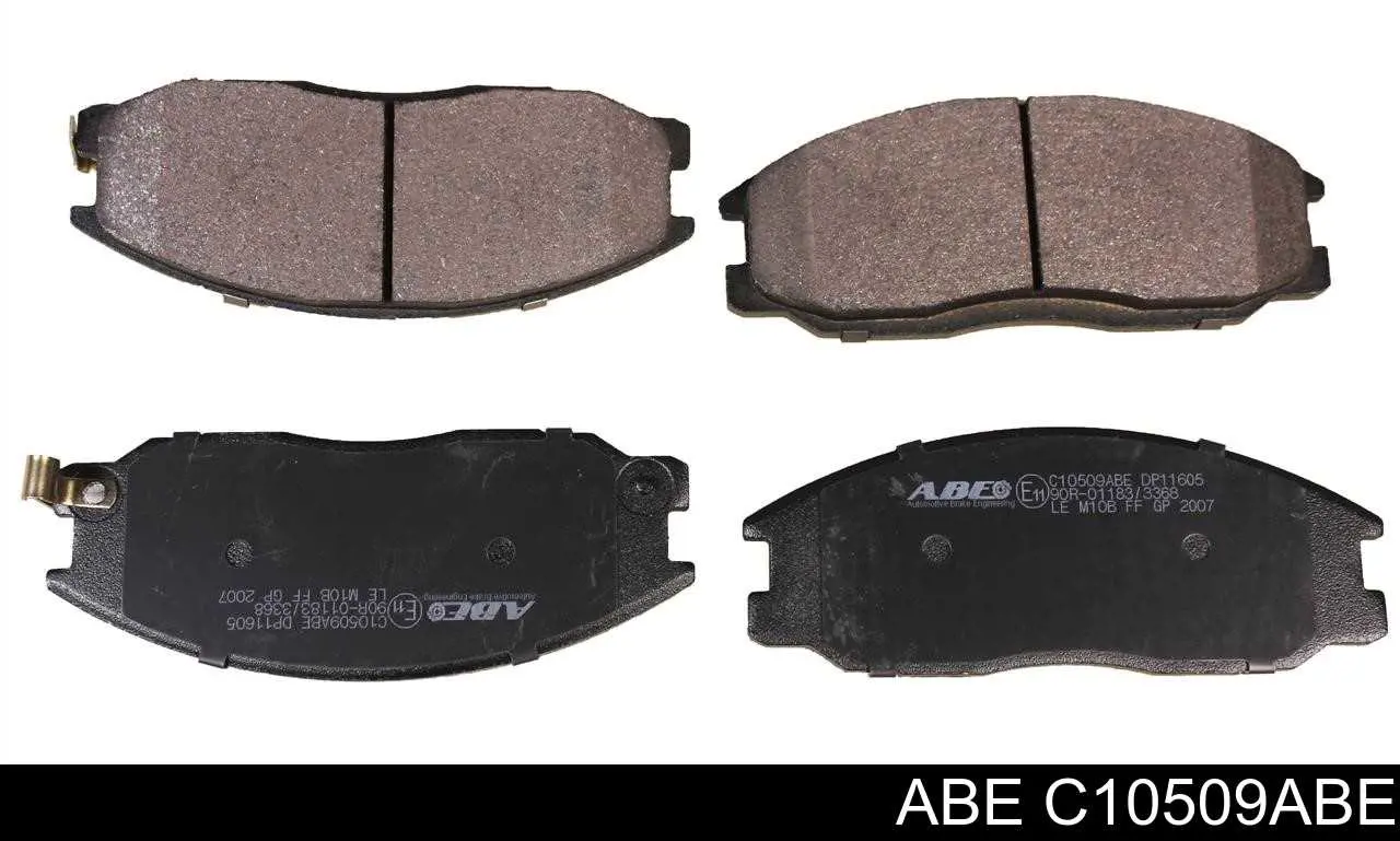 Compre C10509ABE ABE Sapatas do freio dianteiras de disco