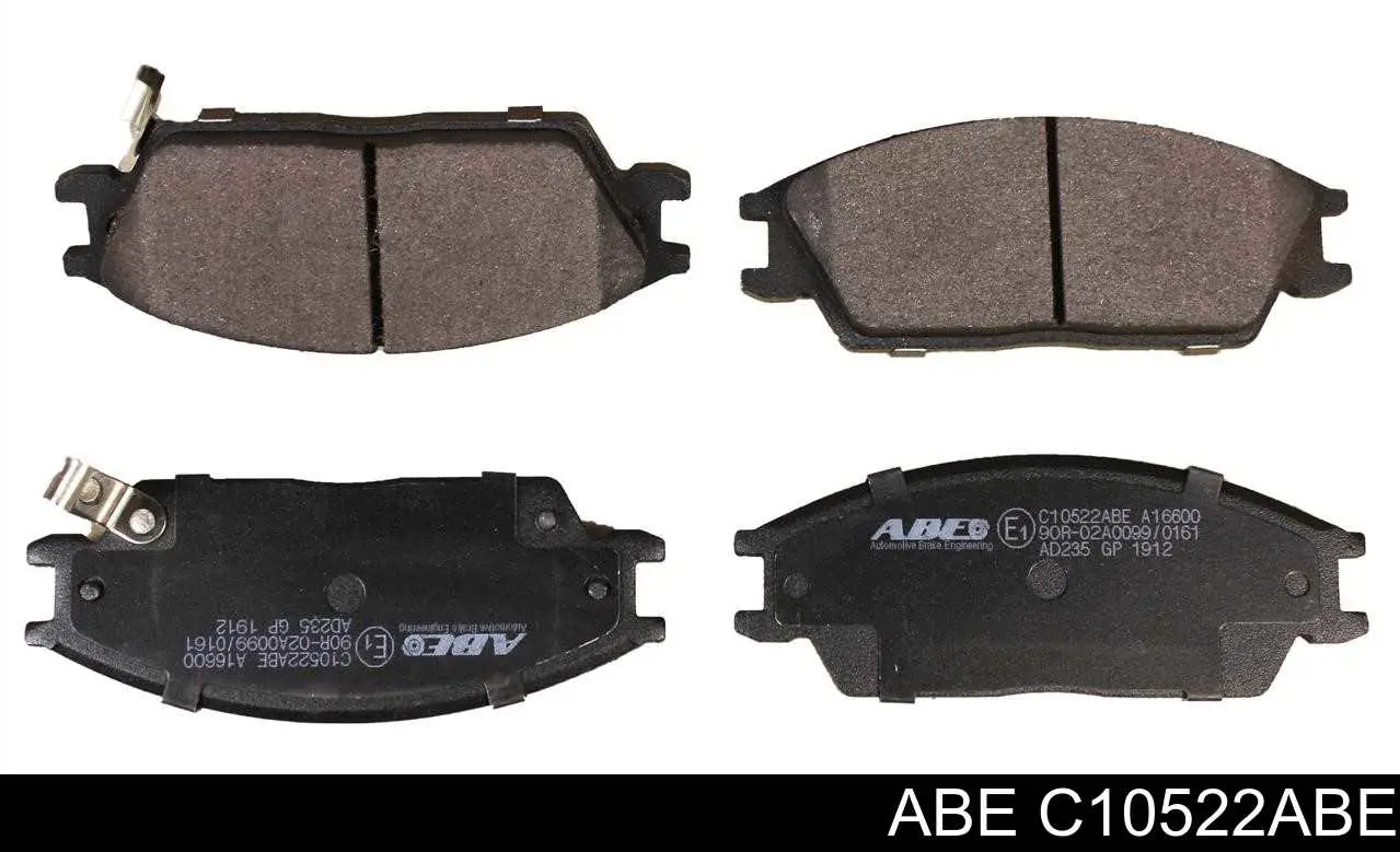 Sapatas do freio dianteiras de disco ABE C10522ABE preço, a partir de 23,28 USD