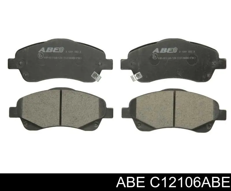 Compre C12106ABE ABE Sapatas do freio dianteiras de disco
