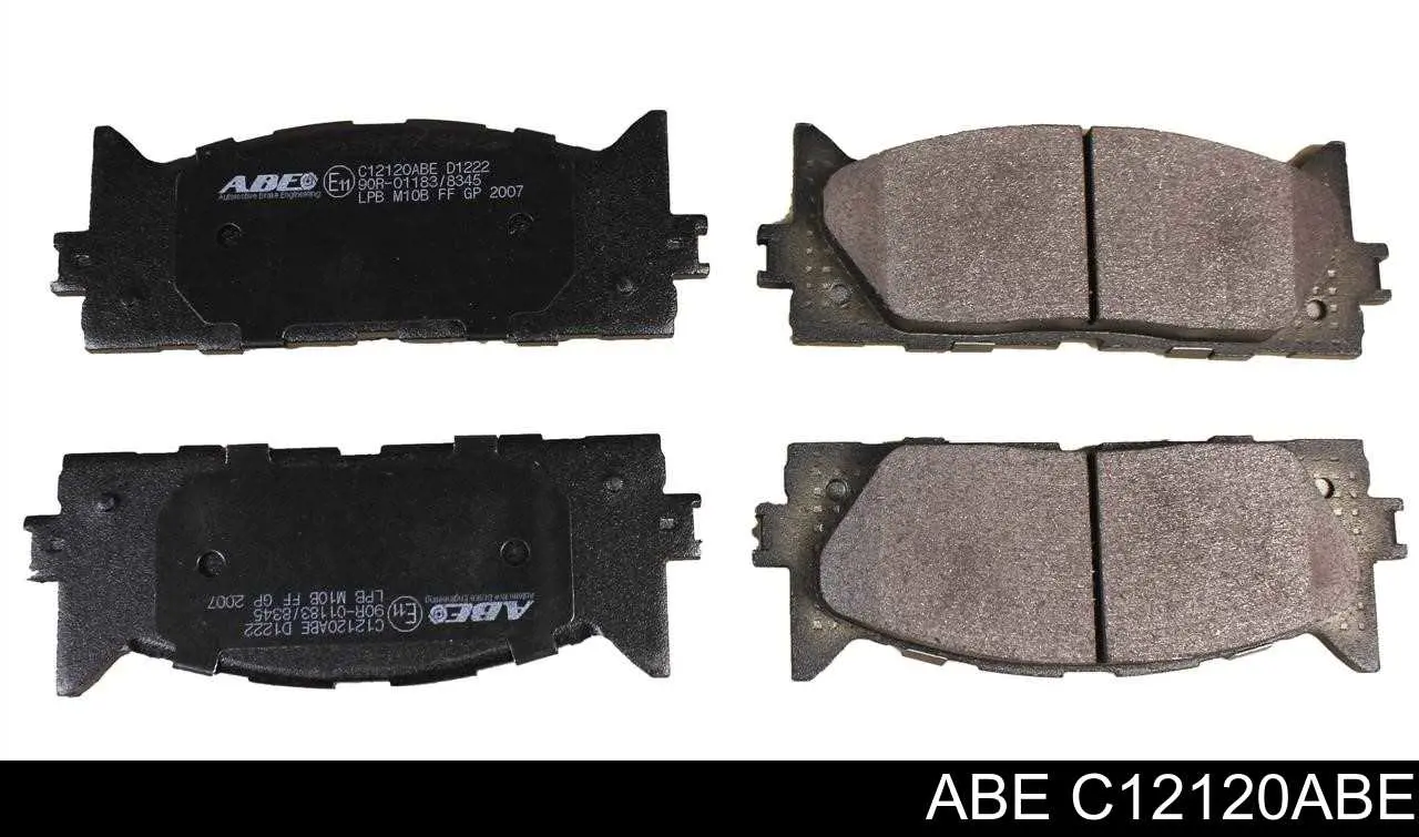 Compre C12120ABE ABE Sapatas do freio dianteiras de disco