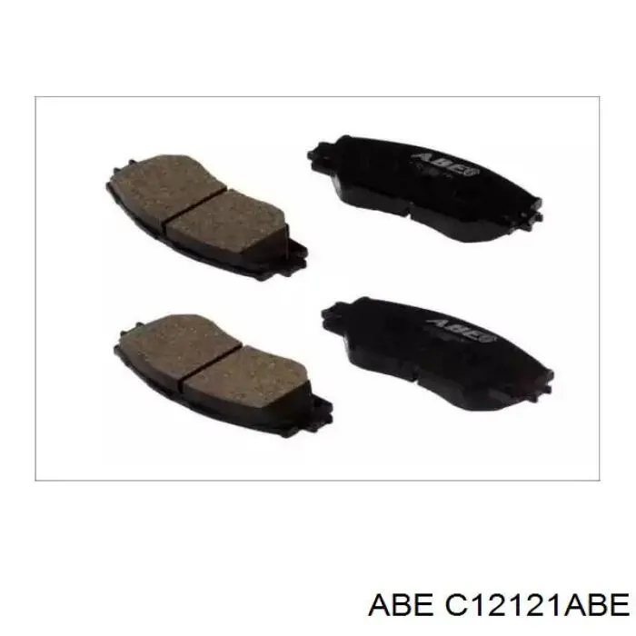 Sapatas do freio dianteiras de disco ABE C12121ABE preço, a partir de 29,02 USD