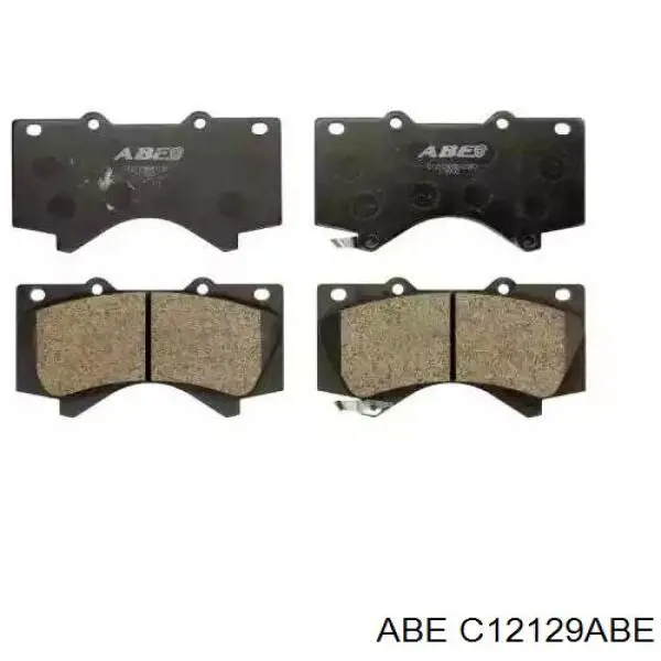Sapatas do freio dianteiras de disco ABE C12129ABE preço, a partir de 44,06 USD