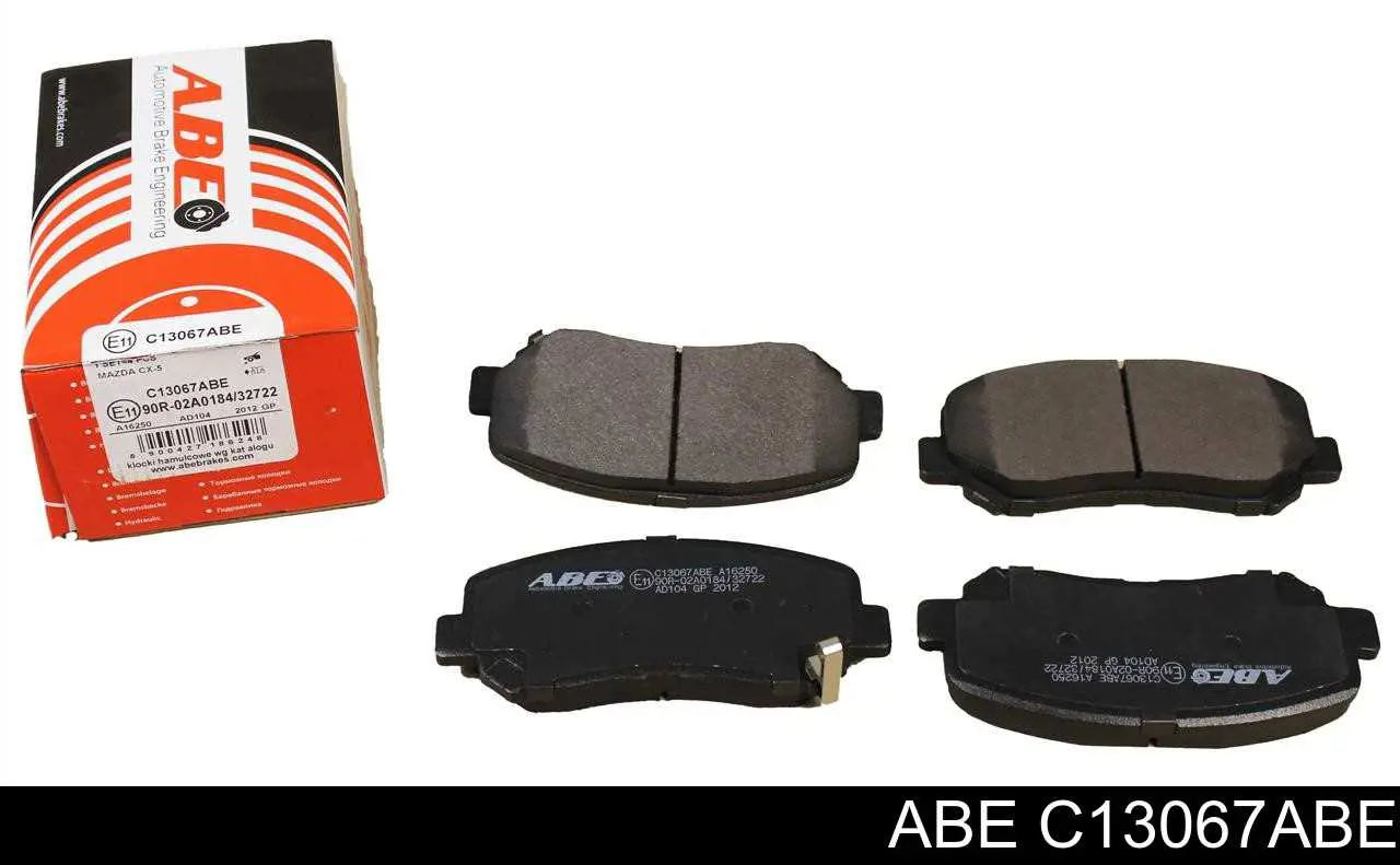 Sapatas do freio dianteiras de disco ABE C13067ABE preço, a partir de 34,97 USD