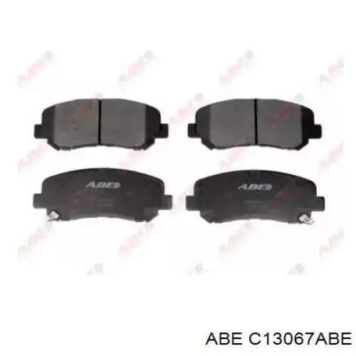 Compre C13067ABE ABE Sapatas do freio dianteiras de disco