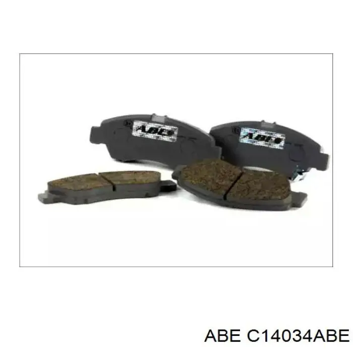 Compre C14034ABE ABE Sapatas do freio dianteiras de disco