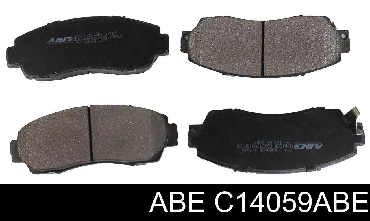 Compre C14059ABE ABE Sapatas do freio dianteiras de disco