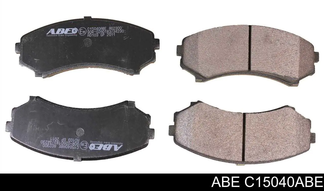 Compre C15040ABE ABE Sapatas do freio dianteiras de disco